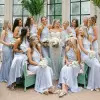 Bride with bridesmaids