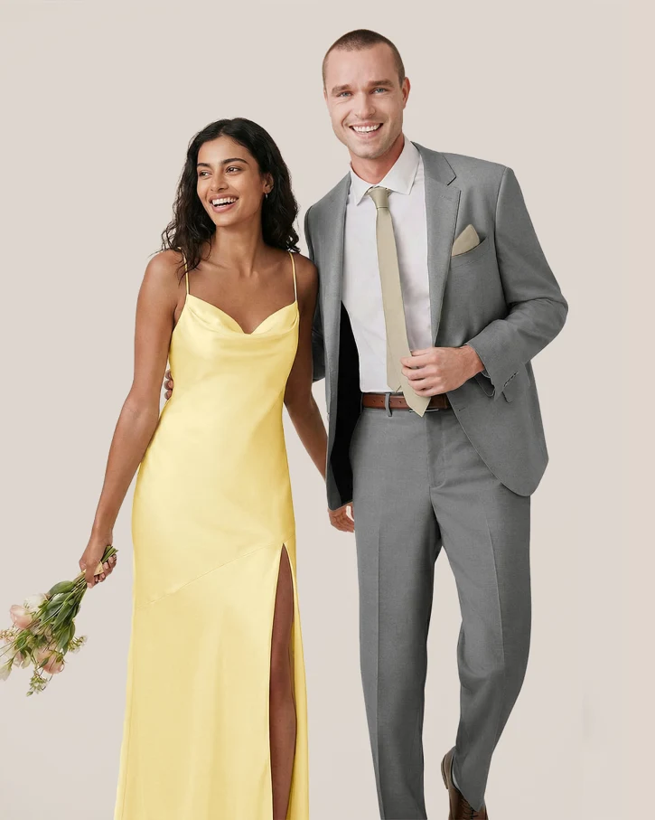 Man and woman in formal attire