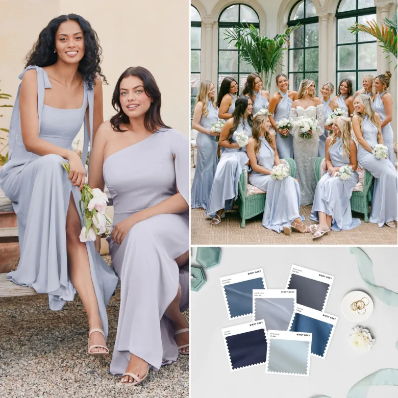 Green bridesmaids dresses
