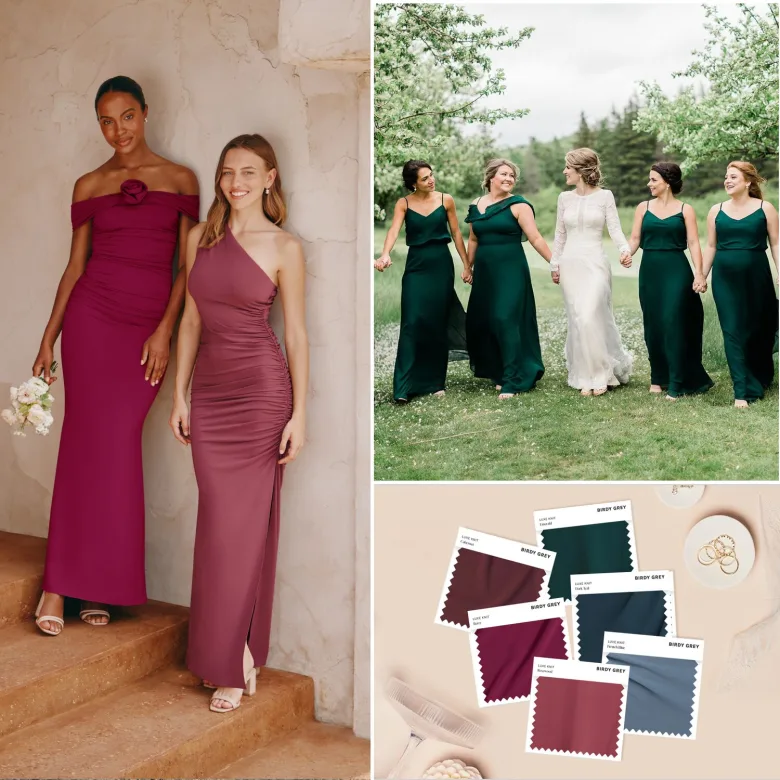 Shade of rich jewel tones